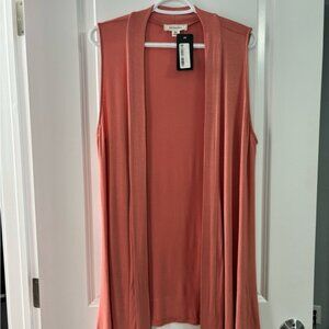 Womens Sleeveless Coral Top